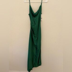 Elegant Green Slip Dress